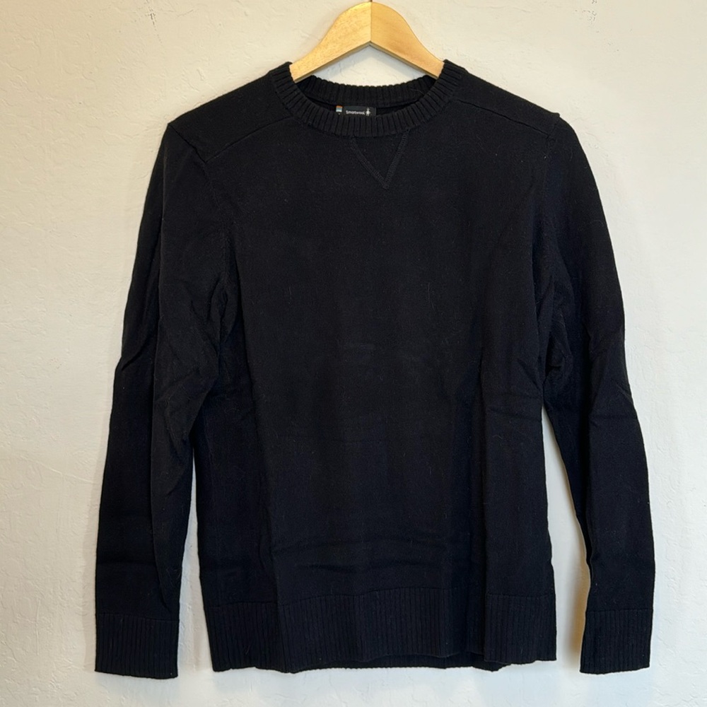 Smartwool Crewneck Sweater (Black; Small)